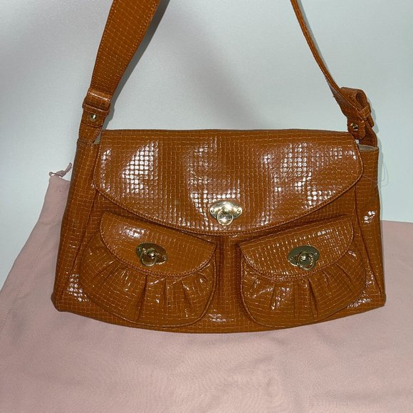 GOLDEN BLEU (NEW!) leather bag - Picture 2 of 13